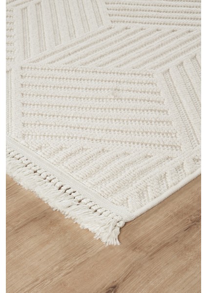 Naturel Bukleli Yumuşak Dokulu Iskandinav Dokuma Halı modelleri