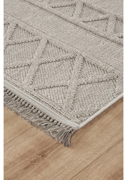 Naturel Bukleli Yumuşak Dokulu Iskandinav Dokuma Halı modelleri