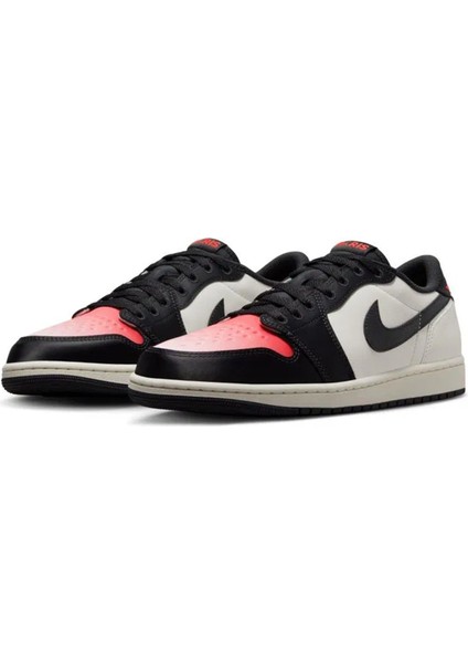 Air Jordan 1 Retro Low Og Psg Leather Unisex Sneaker Hakiki Deri Unisex Günlük Spor Ayakkabı Siyah Beyaz modelleri