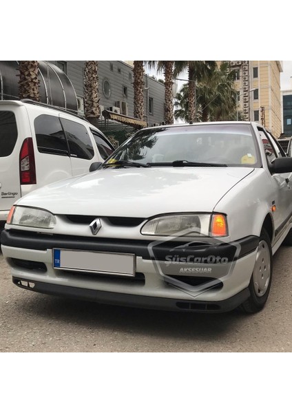 Renault 19 Europa 1994-2001 Uyumlu Üniversal Laguna Lip Esnek Ön Lip 2 Parça Tampon Altı Dil Karlık Ön Ek