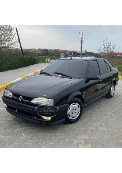 Renault 19 Europa 1994-2001 Uyumlu Üniversal Laguna Lip Esnek Ön Lip 2 Parça Tampon Altı Dil Karlık Ön Ek