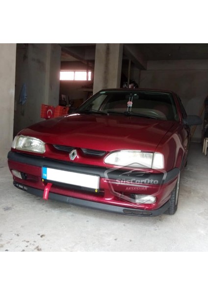 Renault 19 Europa 1994-2001 Uyumlu Üniversal Laguna Lip Esnek Ön Lip 2 Parça Tampon Altı Dil Karlık Ön Ek