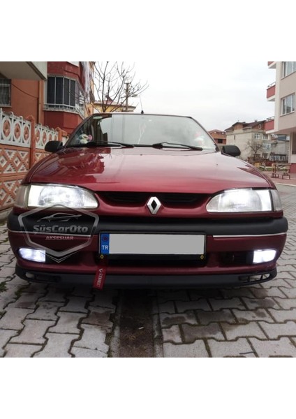 Renault 19 Europa 1994-2001 Uyumlu Üniversal Laguna Lip Esnek Ön Lip 2 Parça Tampon Altı Dil Karlık Ön Ek