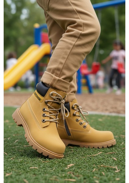 Camel Nubuk Kaymaz Unisex Çocuk Bot 921 F modelleri