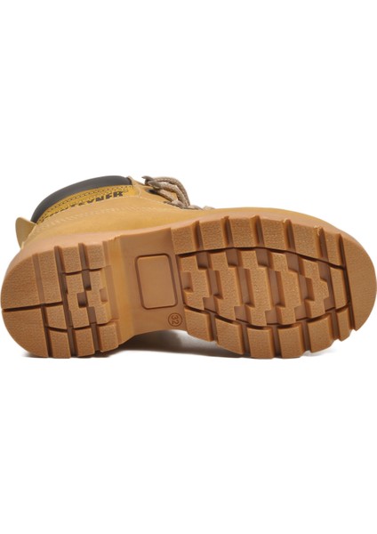 Camel Nubuk Kaymaz Unisex Çocuk Bot 921 F indirimleri