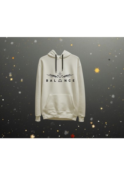 Dijital Baskılı Kapüşonlu Sweatshirt