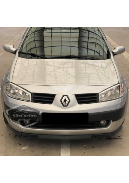 Renault Megane 2 2003-2008 Uyumlu Üniversal Laguna Lip Esnek Ön Lip 2 Parça Tampon Altı Dil Karlık Ön Ek indirimleri