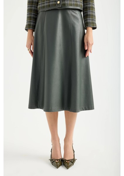 A Kesim Suni Deri Etek fırsatları