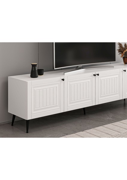 Ilkbahar Tv Ünitesi Beyaz/beyaz fırsatları