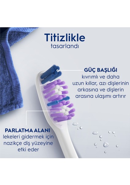 Pro-3dwhite Advanced Beyazlık Diş Fırçası - Orta modelleri
