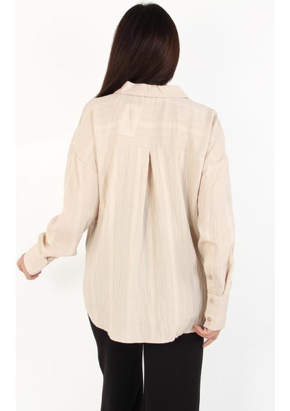 5575 Kalın Ince Kendinden Çizgili Gömlek modelleri