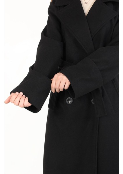 3438 Kruvaze Kaşe Kaban