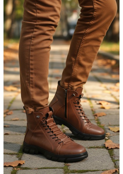 Taba Içi Polarlı Kaymaz Fermuarlı Erkek Bot 660 M fiyatları