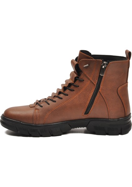 Taba Içi Polarlı Kaymaz Fermuarlı Erkek Bot 660 M modelleri
