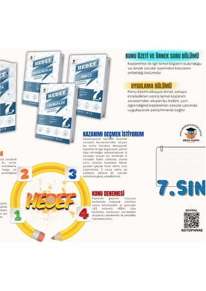 Zeka Küpü Yayınlar Lgs 7 Sınıfı 4 Lü Set fiyatları