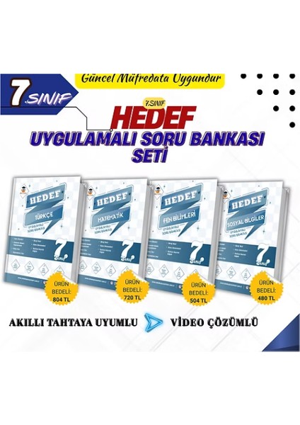 Zeka Küpü Yayınlar Lgs 7 Sınıfı 4 Lü Set modelleri