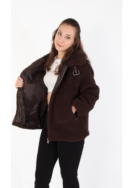 2635 Yaka Toka Detay Kuzu Biker Mont fiyatları