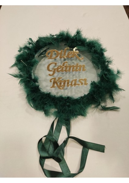 Isme Özel Otrişli Pleksi Süslü Deri Tef Kına Gecesi Gelin Tefi Vurmalı Çalgı Müzik Aleti Yeşil fiyatları