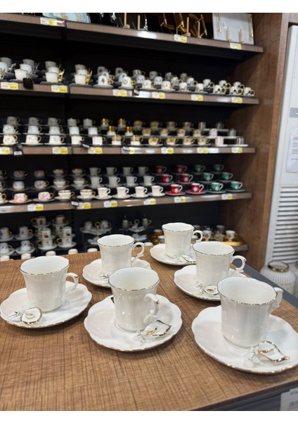 Roy King Kapitemonte 6'lı Porselen Fincan Takımı 99 ml modelleri