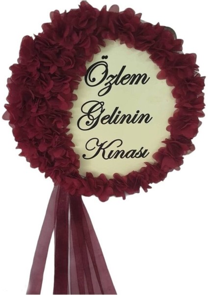 27 cm Orta Boy, Isim Yazılı, Tüylü, Zilli Deri Tef