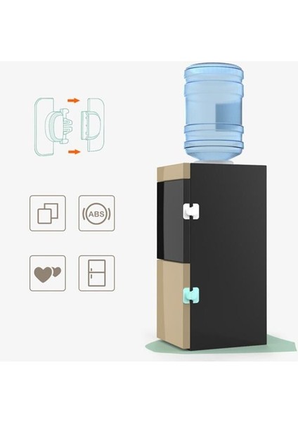 SN-28750 Geçmeli Tip Buzdolabı ve Dolap Için Çocuk Güvenlik Kilidi Yapışkanlı fiyatları