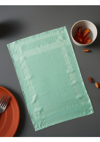 Aliva's Premium Mikrofiber Sihirli Temizlik Bezi- Kurulama ve Cam Bezi 40X60 cm Mint Yeşil