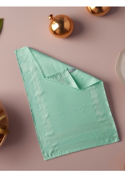 Aliva's Premium Mikrofiber Sihirli Temizlik Bezi- Kurulama ve Cam Bezi 40X60 cm Mint Yeşil