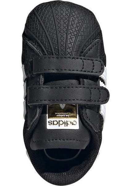 Bebek Siyah Sneaker SUPERSTAR CRIB JH9971