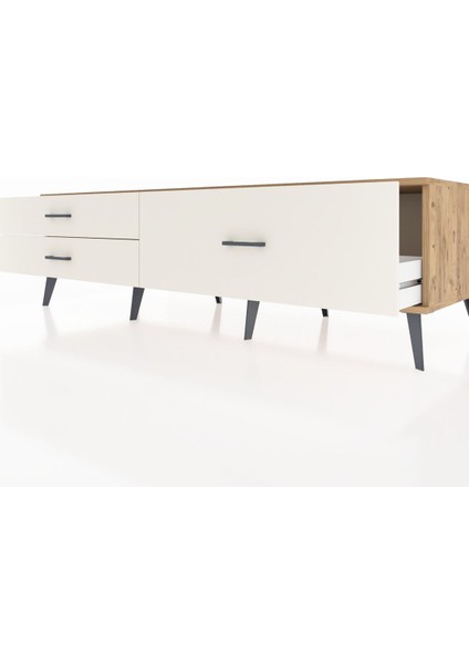Kronos Tv Ünitesi 3 Çekmeceli 176X59X51 Çam-Çam/aytaşı fırsatları