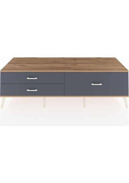 Kronos Tv Ünitesi 3 Çekmeceli 176X59X51 Çam-Çam/antrasit