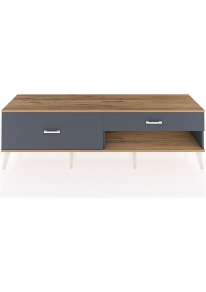 Hyperion Tv Ünitesi 2 Çekmeceli 176X44X51 Antrasit-Çam/antrasit