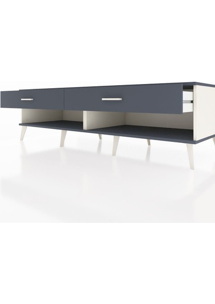 Kronos Tv Ünitesi 2 Çekmeceli 176X59X51 Aytaşı-Antrasit/antrasit fırsatları