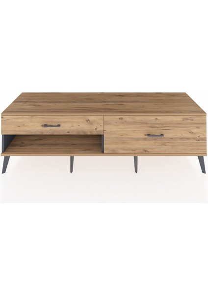 Kronos Tv Ünitesi 2 Çekmeceli 176X59X51 Antrasit-Çam/çam