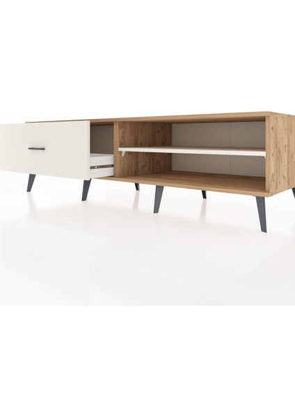 Kronos Tv Ünitesi Tek Raflı Tek Çekmeceli 176X59X51 Çam-Aytaşı/aytaşı fırsatları