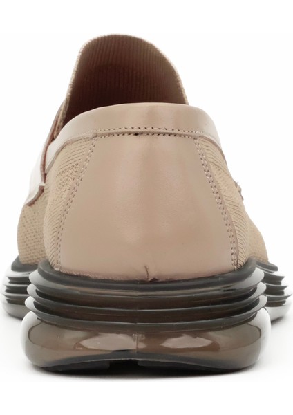 Triko Örme Bej Loafer Erkek Ayakkabı Eva/tpu Taban - 3550 fırsatları