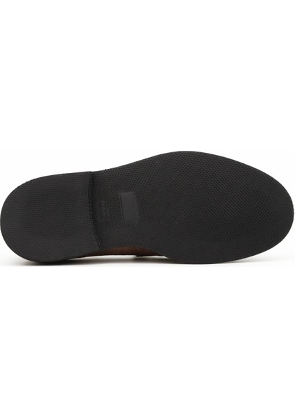 Hakiki Süet Deri Bej Loafer Erkek Ayakkabı Eva Taban - 3524