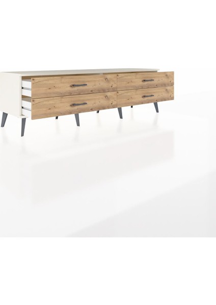 Hyperion Tv Ünitesi 4 Çekmeceli 176X44X51 Aytaşı-Aytaşı/çam indirimleri