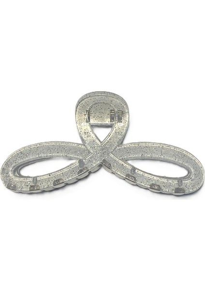 Simli Gri Renk Kurdele Model Mandal Toka 11 cm - Şık ve Dayanıklı modelleri