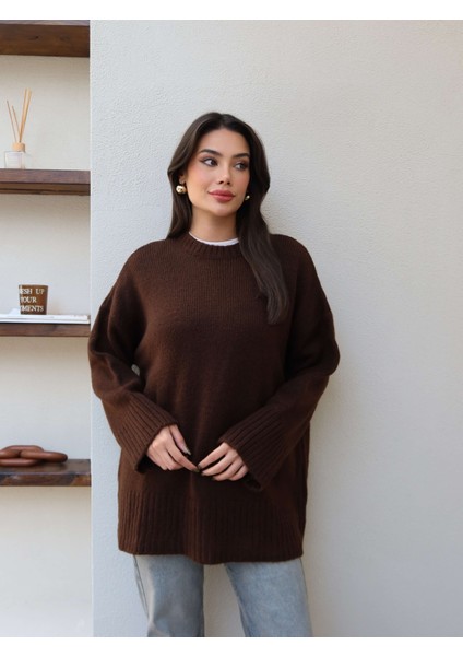 Bisiklet Yaka Yumuşak Triko Kazak