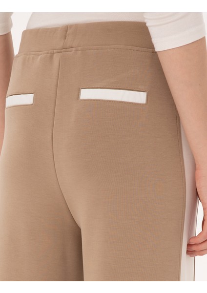 Kadın Bej Flare Fit Eşofman Altı 50309252-VR011