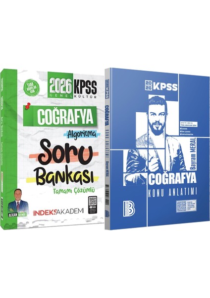 2026 Kpss Coğrafya Algoritma Soru Bankası - 2026 Kpss Coğrafya Konu Anlatımı