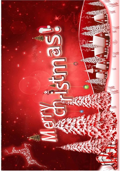 Dijital Baskılı Yıkanabilir Merry Christmas Temalı Kapı Önü Paspası fiyatları