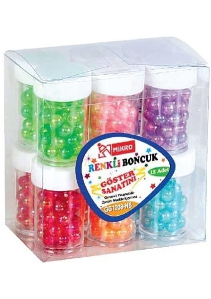 Mikro Boncuk Gg 12-08B 12’li Paket 12’li Paket