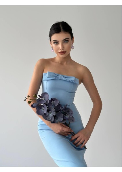 Önü Kurdaleli Kaelm Elbise