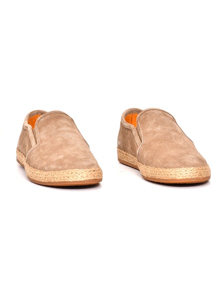 Hakiki Süet Deri Bej Spor Erkek Ayakkabı Jut Taban - 245533 fiyatları