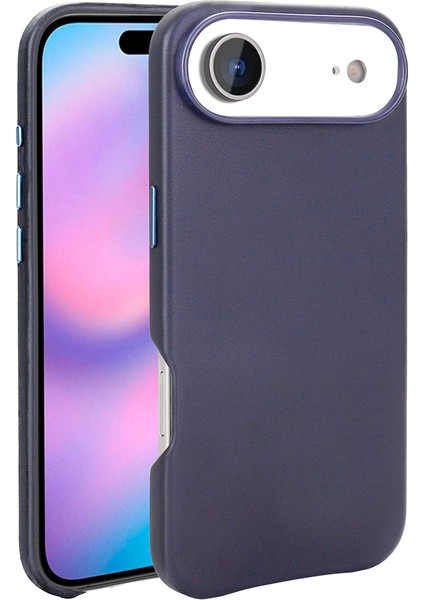 iPhone 17 Air Kılıf M-Safe Şarj Özellikli Pu Deri Görünümlü Tkdw Kupra Kapak - Pembe fiyatları