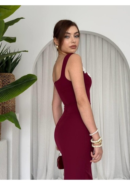 Mıng Çiçek Detaylı Elbise indirimleri