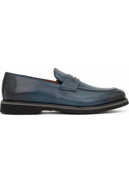 Hakiki Deri Loafer Erkek Ayakkabı Eva Taban - Tuna 3898