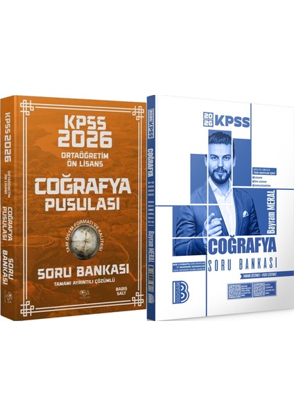 2026 Kpss Ortaöğretim Ön Lisans Coğrafyanın Pusulası Soru Bankası - 2026 Kpss Coğrafya Çözümlü Soru