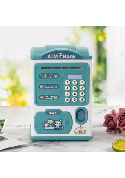 Parmak Izi Şifreli Atm Kumbara Otomatik Para Kutusu Kumbarası modelleri